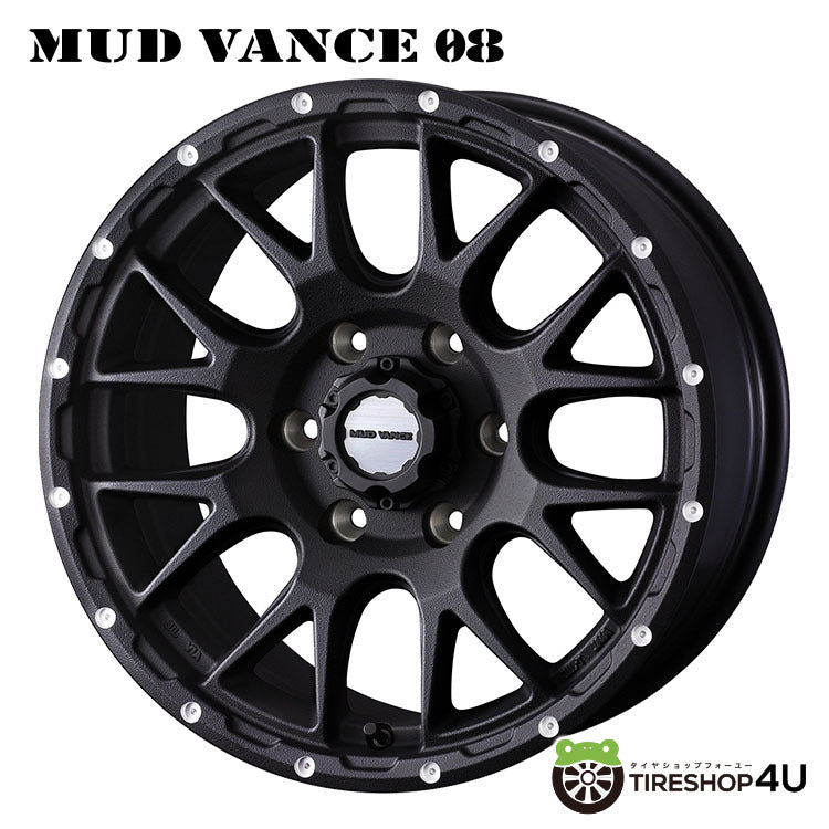 WEDS MUDVANCE08 15x6.0J Set of 4 Winter Tires HANKOOK I cept RW06 195/80R15 Hiace 200 Series [h1211902666]