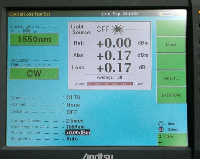 Anritsu MW9076B1 OTDR 1.31/1.55um [s1048619249]