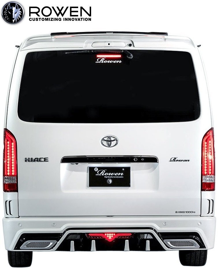 [M’s] 200 Hiace Type 4 Type 5 Type 6 Type 7 Narrow (2013.11-) ROWEN Racing Bonnet Hood Rowen Rowen Aero Parts 2T019B00 [o1196093847]