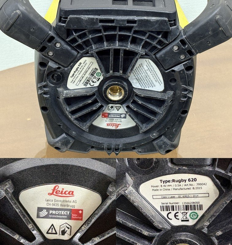 Leica Geosystems Rugby 620 Rotating Laser Level with RE160 Receiver and Vice [e1213588533]