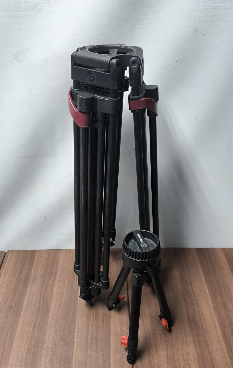 Sachtler Carbon Fiber Tripod 100mm with Mid-Level Spreader Set [q1208826758]