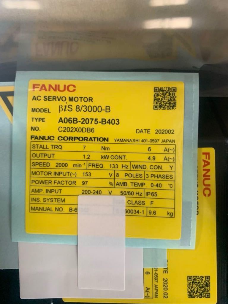 FANUC A06B-2075-B403 Servo Motor [t743372769]