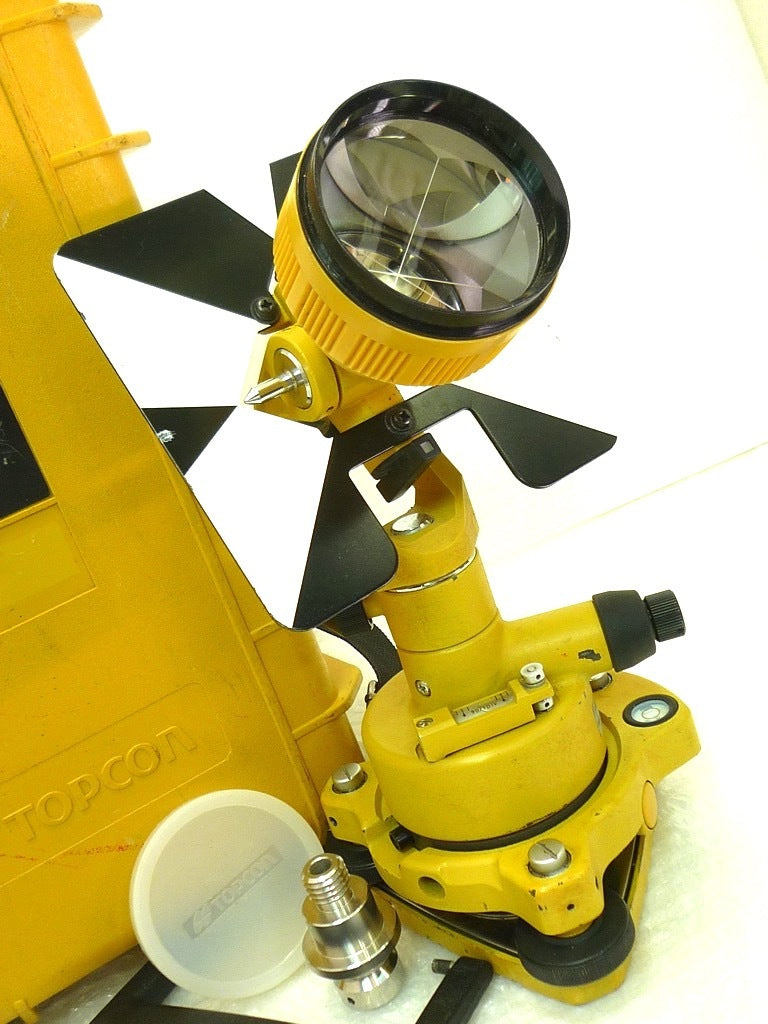 Topcon EDM ACCESSORIES-3 Prism Set with Hard Case for Long-Distance Measurement [w1114044277]