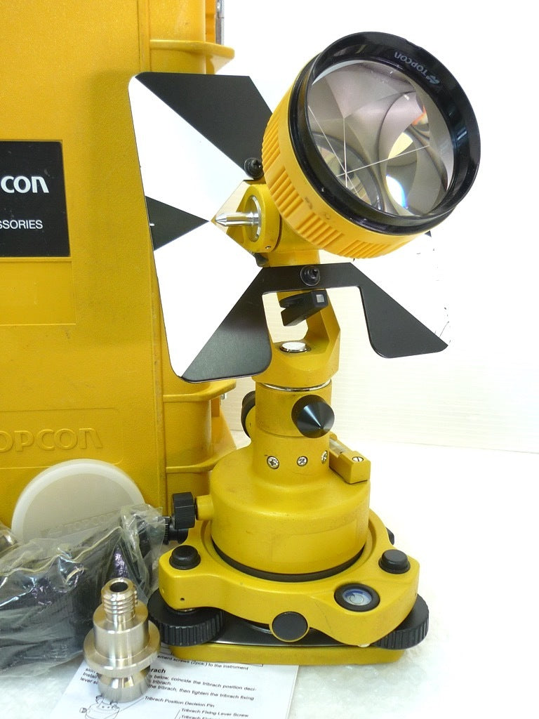 Topcon EDM ACCESSORIES-3 Prism Set with Hard Case 12 pcs [s1114030596]