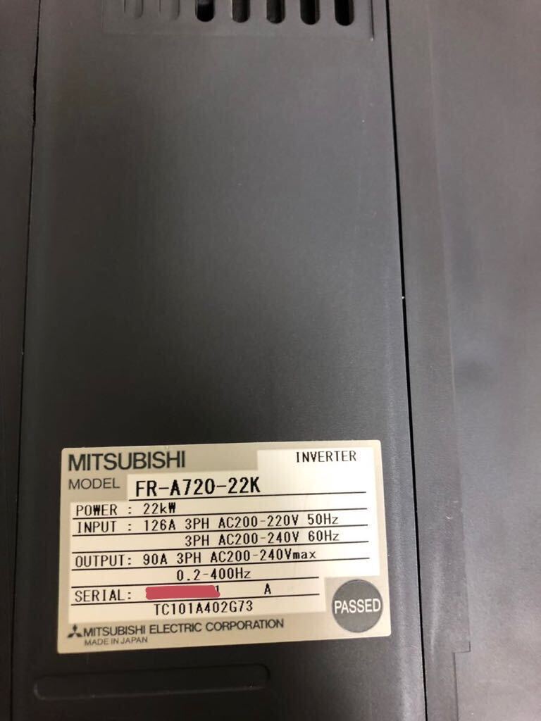 Mitsubishi Electric FR-A720-22K Inverter [k1144108536]