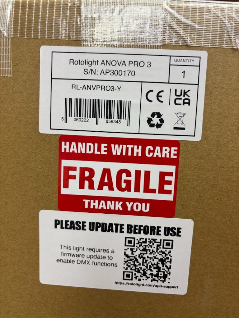 ROTOLIGHT Anova Pro 3 RGB LED Light Panel Standard Yoke Kit RL-ANVPRO3-Y [1186475573]