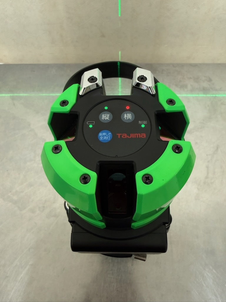 TAJIMA ZEROGSN-KJC Green Laser Marker RCV-GNAVI Receiver Tripod Set [o1219016253]