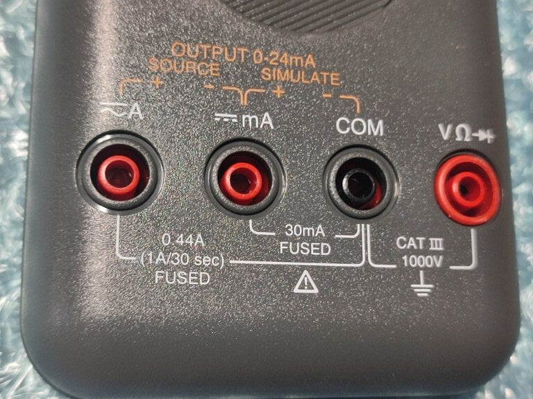 FLUKE 787 Process Meter DC 24.000mA Current Output + DC 24.000mA Measurement Multimeter Calibrated [w1148998822]