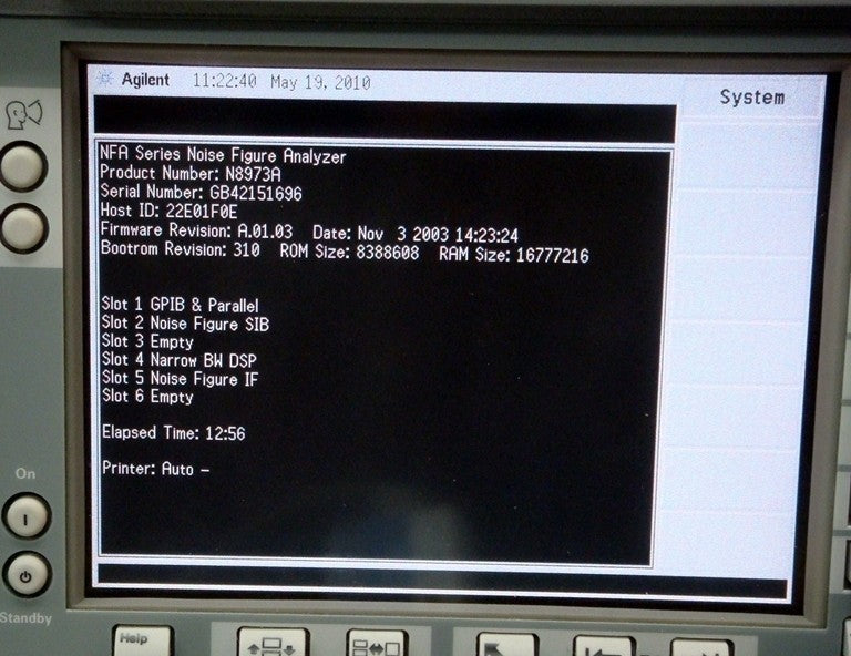 Agilent N8973A NFA Noise Figure Analyzer 3GHz [d430906100]