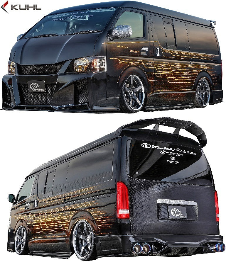 M's 200 Hiace Type 4 Kuhl Racing Ver4 200W-GT Rear Bumper [s1073478755]