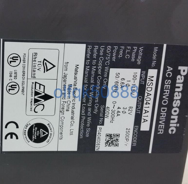 PANASONIC MSDA041A1A Servo Driver [m1102392544]