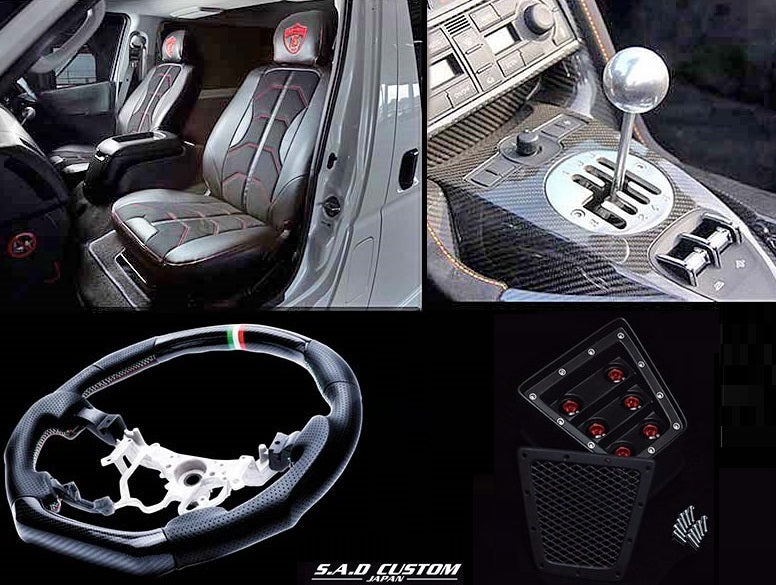 Toyota Hiace Type 4 Wide Body Stinger Face Kit FRP Exterior [e1049879936]