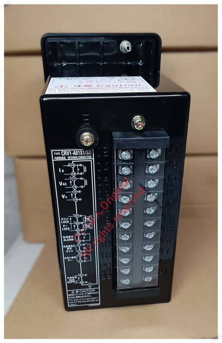 Mitsubishi CRV1-A01S1 Digital Protective Relay Ground Fault Overvoltage Reverse Power Protection Relay [u1157080470]