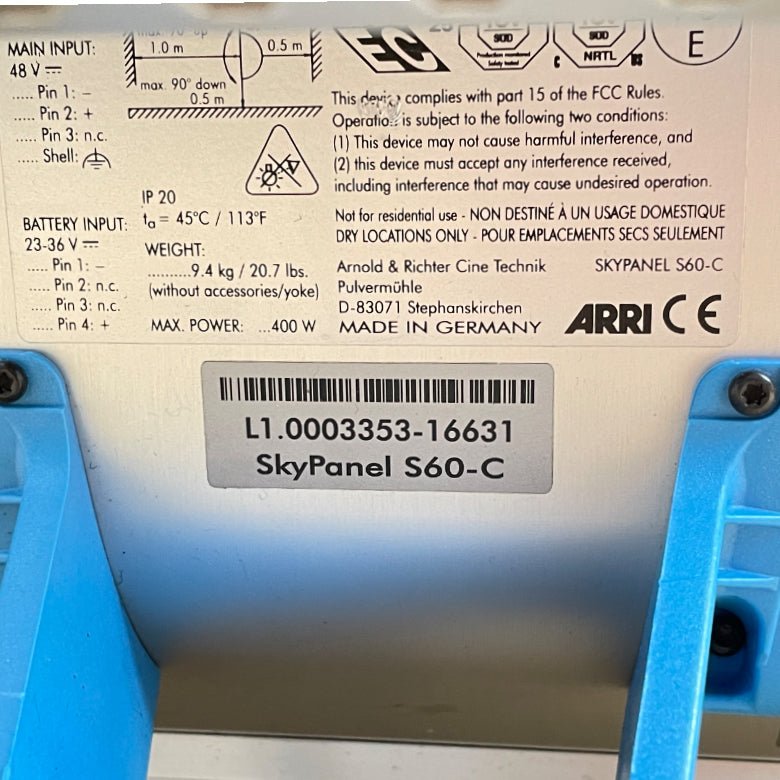 ARRI SkyPanel S60-C LED Light V-Mount Battery Plate Softbox Case [t1235786033]