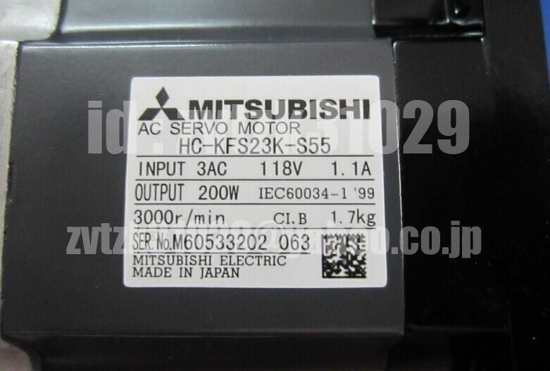 Mitsubishi HC-KFS23K-S55 Servo Motor [u1118399409]