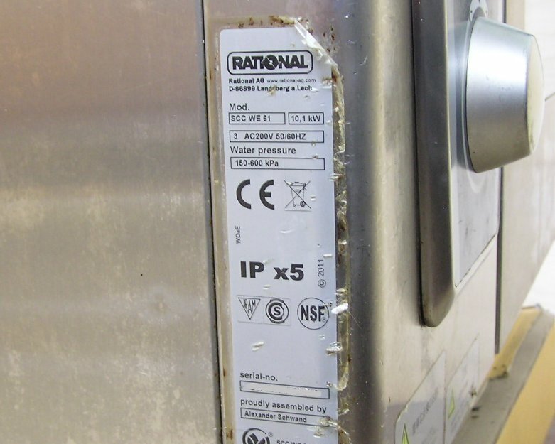 RATIONAL SCC WE 61 Steam Convection Oven 6x1/1 GN 11kW [h1245866982]