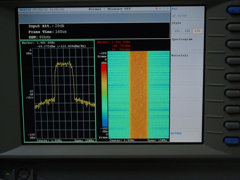 Tektronix WCA230 Real-Time Spectrum Analyzer DC-3GHz [t1103763727]