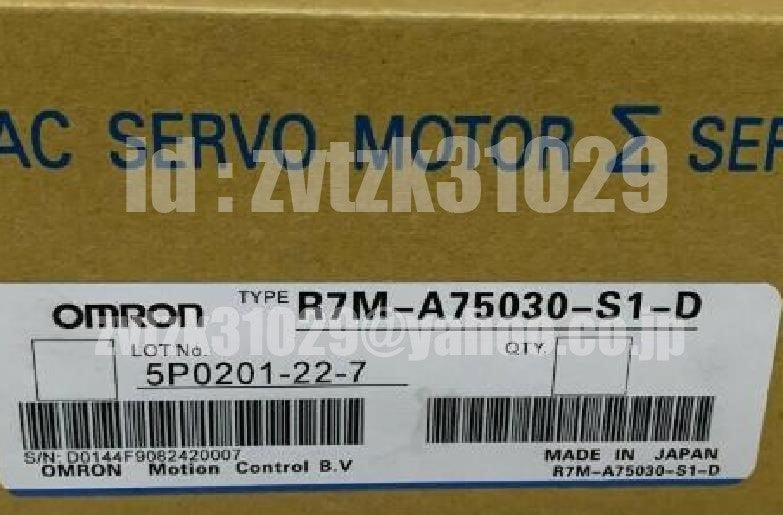 OMRON R7M-A75030-S1-D Servo Motor [c1118398840]