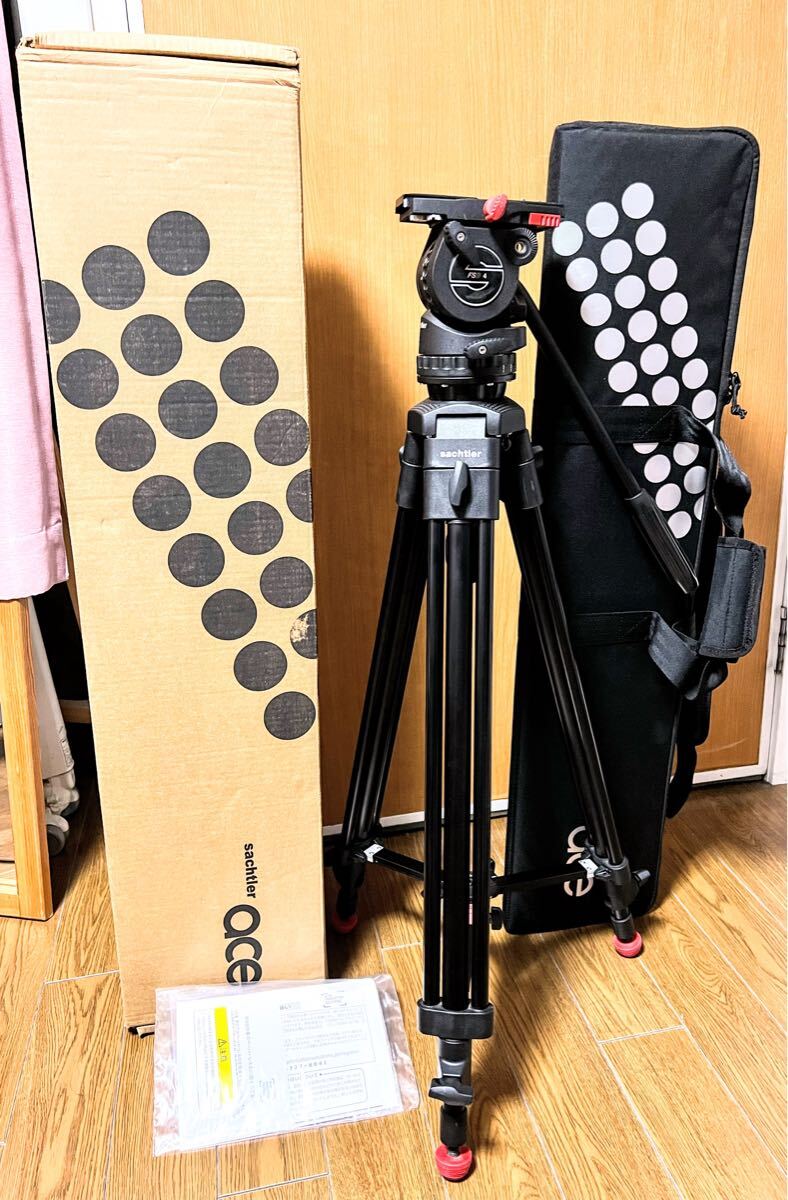 Sachtler FSB4 Premium Aluminum Tripod with Case and Box [h1213594670]