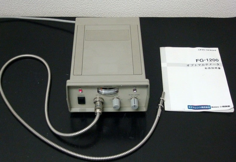 Ono FG-1200 Non-Contact Rotary Detector with FS-540 Fiber Sensor Frequency Response 0 to 5kHz Output Signal Analog 0 to 10V Pulse 0.5V to 5V Power Source AC100V [x1048621857]