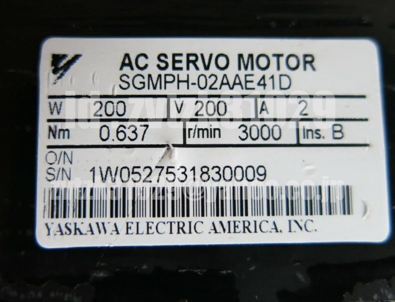 Yaskawa SGMPH-02AAE41D Servo Motor [f1118417353]