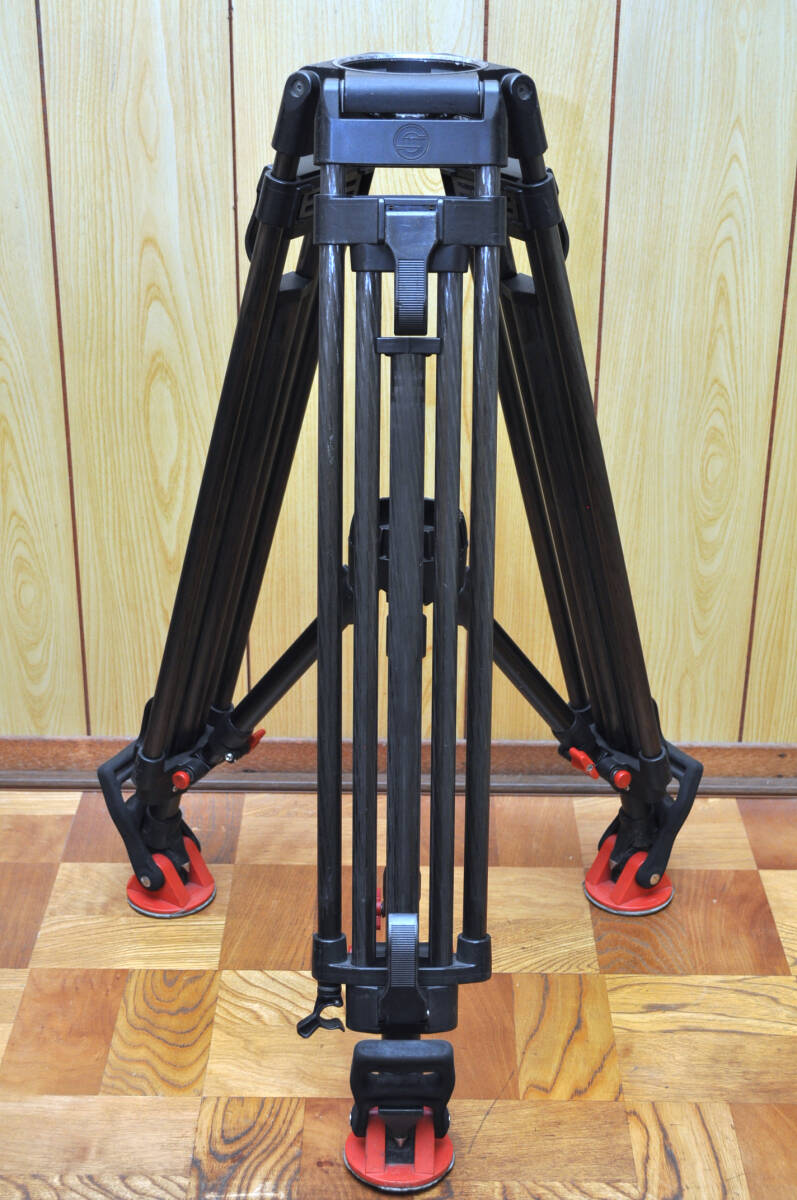 Sachtler ENG 2 CF Tripod 100mm Mid Spreader Professional Video Shooting [f1201022163]