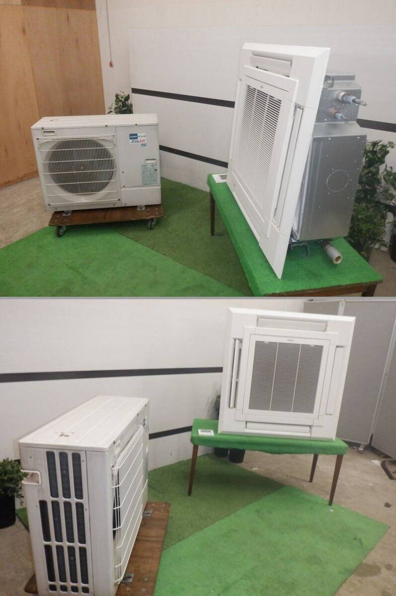 Mitsubishi Electric PL-ERP80EA7 PUZ-ERMP80HA8 Ceiling Cassette Package Air Conditioner 3HP [m1236067522]