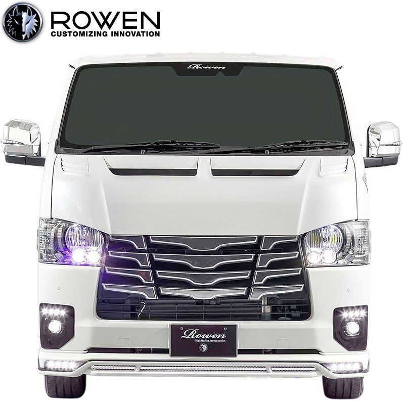 [M’s] 200 Hiace Type 4 Type 5 Type 6 Type 7 Narrow (2013.11-) ROWEN Racing Bonnet Hood Rowen Rowen Aero Parts 2T019B00 [o1196093847]