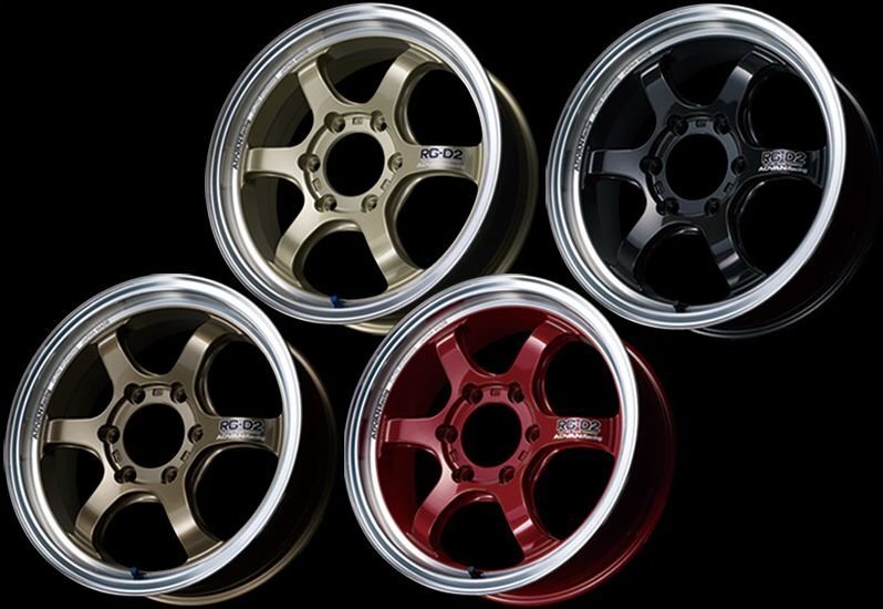 YOKOHAMA ADVAN Racing RG-D2 Wheel 18x8.0J 6x139.7 +38 for HIACE Champagne Gold [v1163340905]