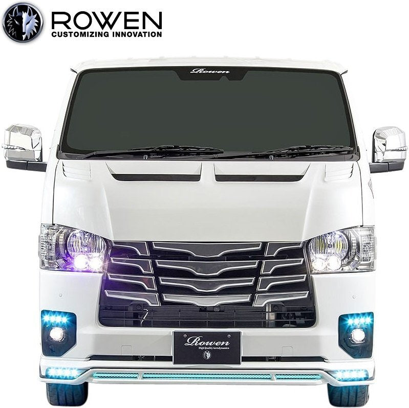 [M’s] 200 Hiace Type 4 Type 5 Type 6 Type 7 Narrow (2013.11-) ROWEN Racing Bonnet Hood Rowen Rowen Aero Parts 2T019B00 [o1196093847]