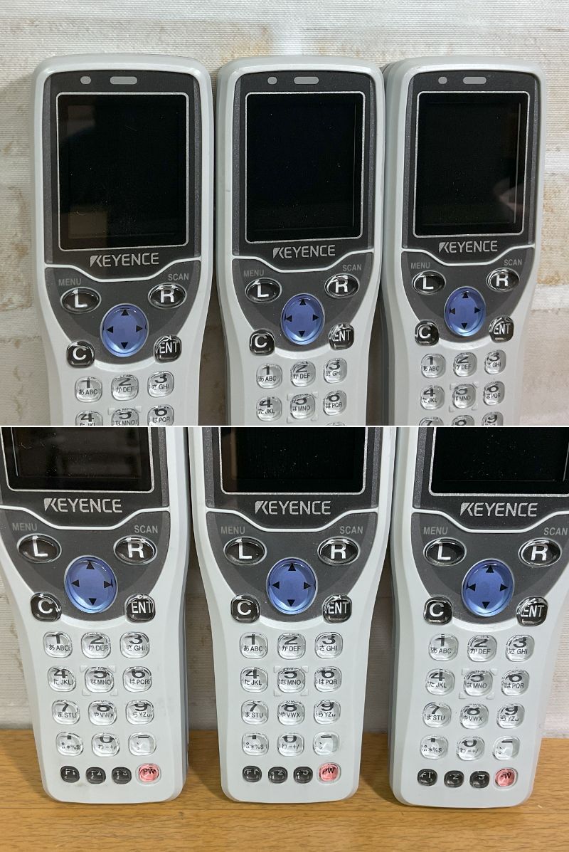 Keyence BT-600 Handheld Terminal 7 Units with Chargers [q1243278785]