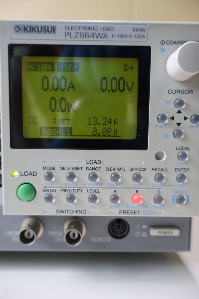 KIKUSUI PLZ664WA Electronic Load Device 660W 0-150V 0-132A [m1209795818]