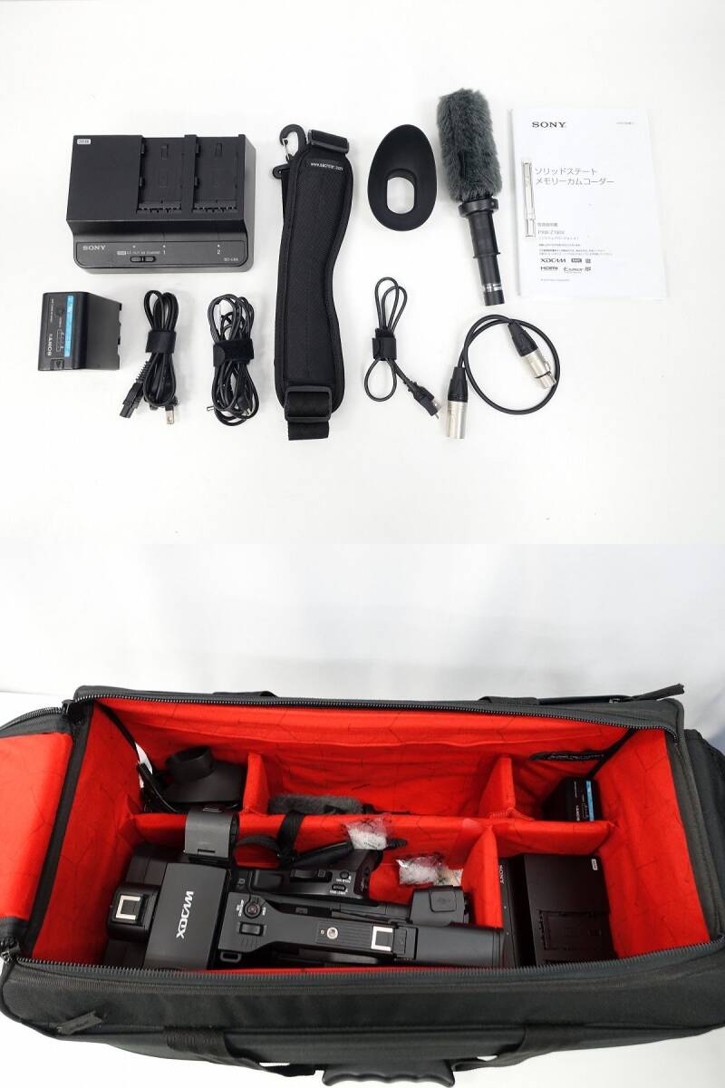 SONY PXW-Z190 4K XDCAM Memory Camcorder 25x Zoom with ECM-VG1 BC-U2A BP-U60 SC206 Bag [s1243022215]