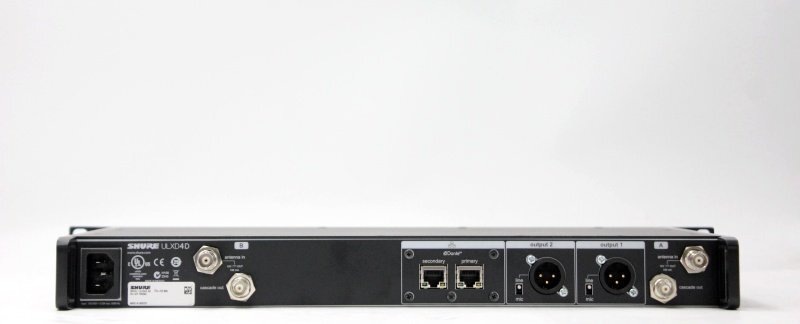 SHURE ULXD4D Dual Channel Digital Wireless Receiver 482mm x 42mm x 274mm [f1247704186]
