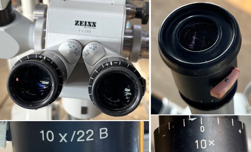 Carl Zeiss OPMI 6-SH Surgical Microscope with Contraves Traeger Stand and Sony DXC-C33 3CCD Camera [r1170763826]