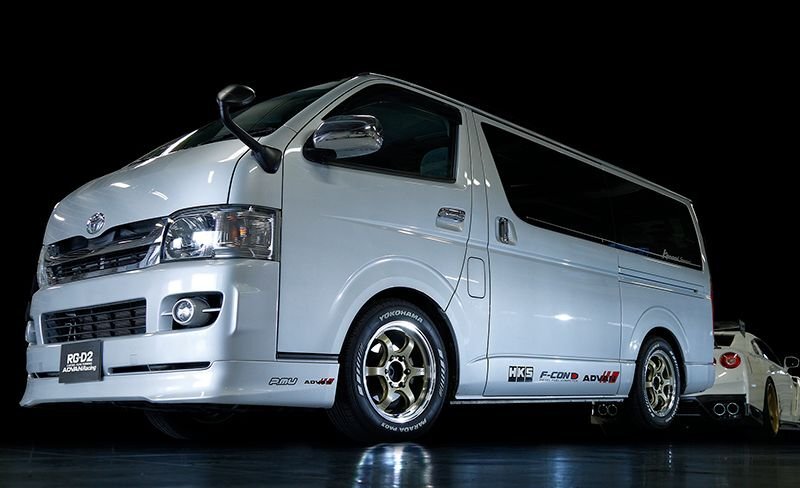 ★YOKOHAMA WHEEL ADVAN Racing RG-D2 for HIACE/Hiace 16×6.5J 6/139.7 +38★MGM/Racing Gun Metallic★New price for 4★ [j1163329504]