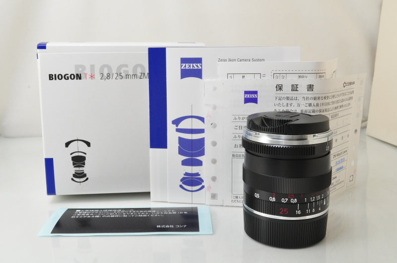 Carl Zeiss Biogon T* 25mm F/2.8 ZM Lens Black Leica M Mount [m1178224994]