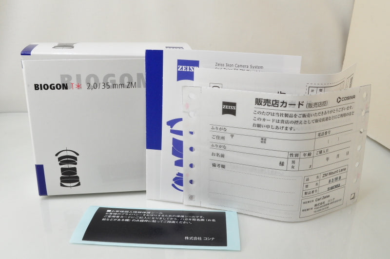 ★★New arrival Carl Zeiss Biogon T* 35mm F/2 ZM Black Lens for Leica M mount♪♪#6193 [c1182423878]