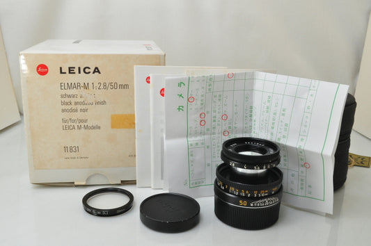 Leica ELMAR-M 50mm F/2.8 Lens w/Box [d1208197387]