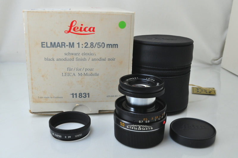 Leica ELMAR-M 50mm F/2.8 Lens w/Box [o1217132771]