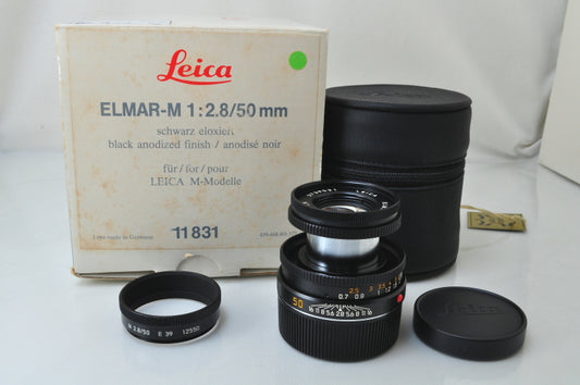 Leica ELMAR-M 50mm F/2.8 Lens w/Box [o1217132771]