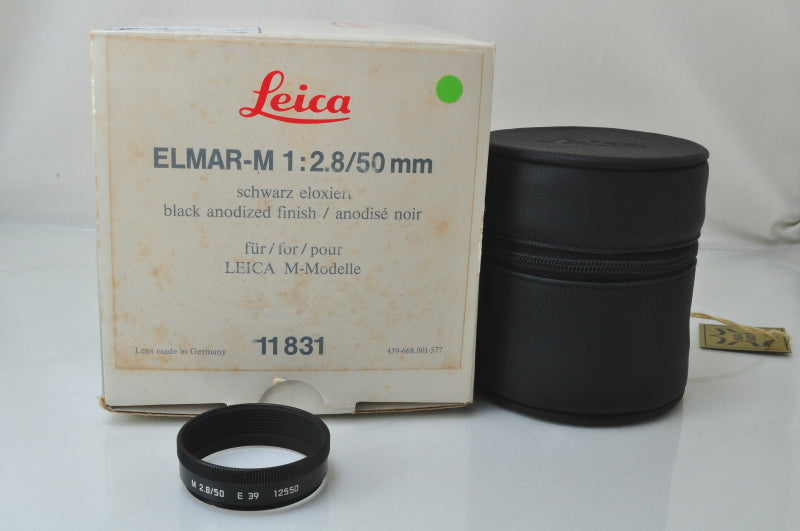Leica ELMAR-M 50mm F/2.8 Lens w/Box [o1217132771]