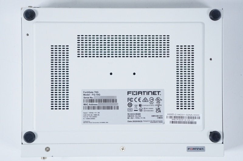 Fortinet FG-70G Firewall License until 2031/2/21 [1249952277]