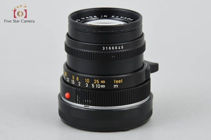 Leica SUMMICRON-M 50mm f/2 E39 Black [f1183033664]