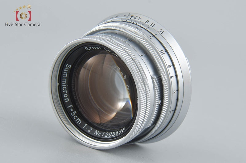Leica Summicron 50mm f/2 Retractable M Mount Lens [v1191980689]