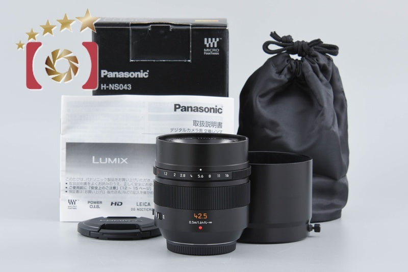 Panasonic LUMIX LEICA DG NOCTICRON 42.5mm f/1.2 ASPH. O.I.S H-NS043 [b1204460748]