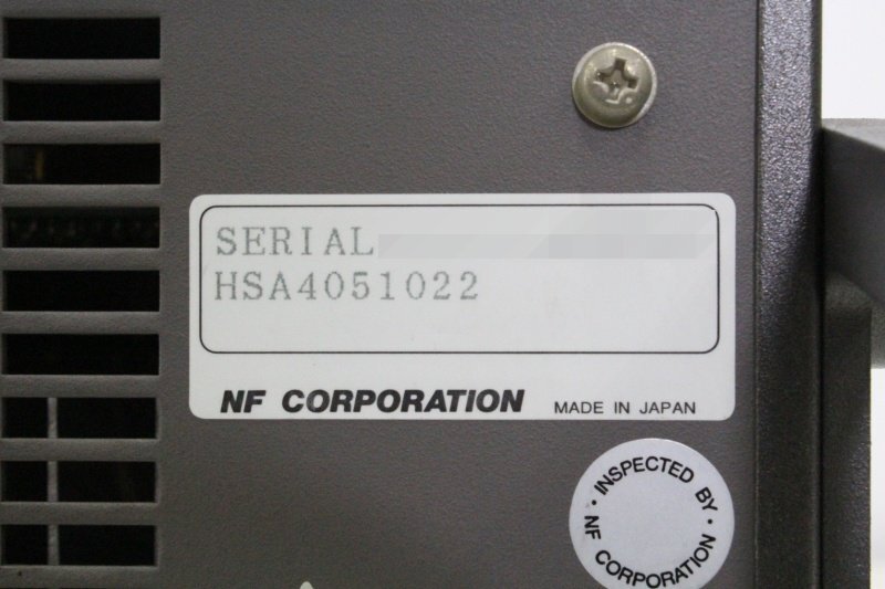 NF NF HSA4051 High Speed Bipolar Power Supply Power Amplifier [g1209303424]