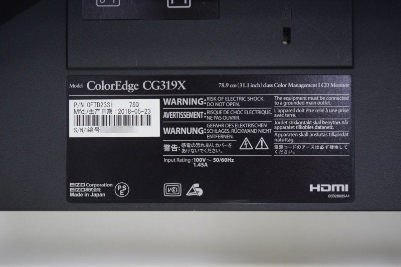 EIZO CG319X 31.1 Inch 4K Color Management LCD Monitor [v1210174847]
