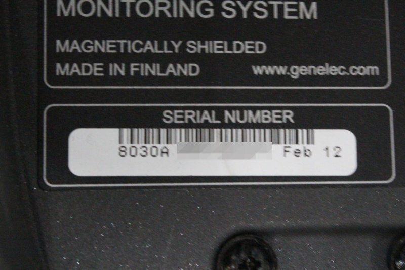 GENELEC 7050B Subwoofer + 8030A Active Monitor Speaker Set [b1211290108]