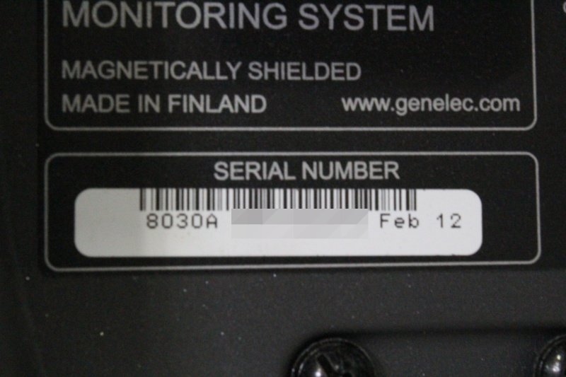 GENELEC 7050B Subwoofer + 8030A Active Monitor Speaker Set [b1211290108]